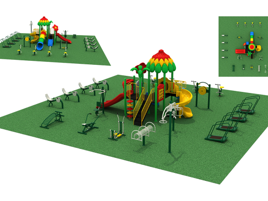 Commercial Playground Slides