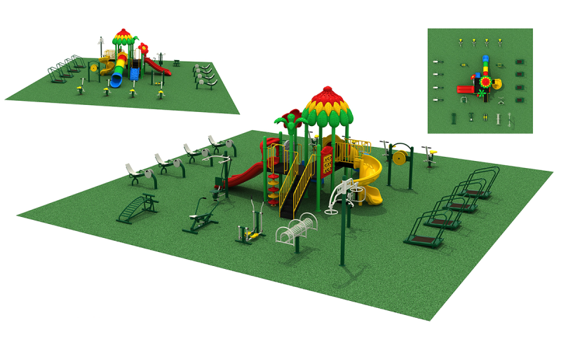 Commercial Playground Slides