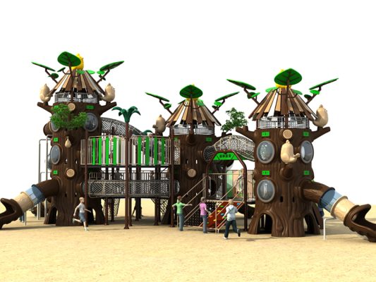 Innovative Plastic Outdoor Playground Design