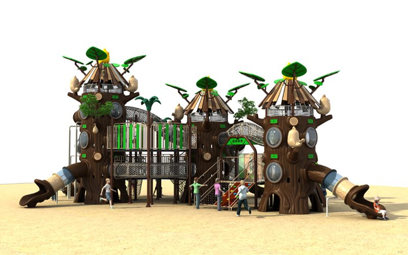 Innovative Plastic Outdoor Playground Design