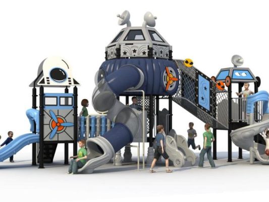 Outdoor Playground Equipment Slide Set