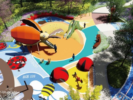 Bug Modeling Series Customized Outdoor Playground