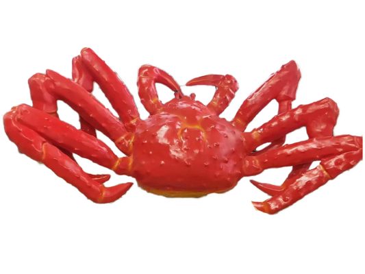 Crab Fiberglass Sculpture
