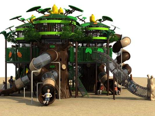 Durable Plastic Outdoor Playground Set