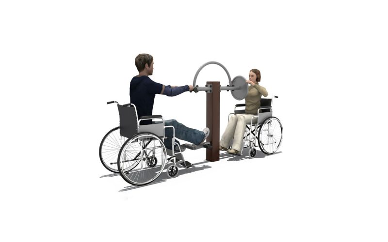 Accessible Outdoor Exercise Stations for Disabled Individuals