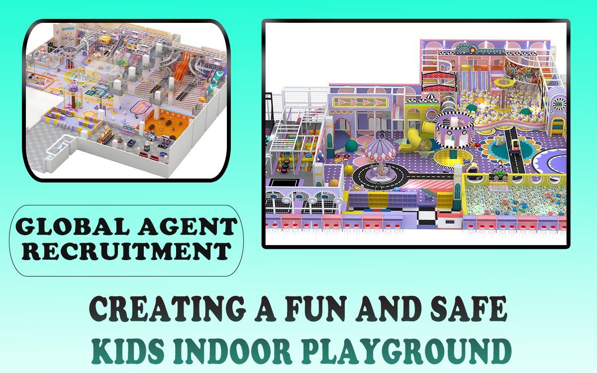 Ein lustiger und sicherer Indoor-Spielplatz für Kinder