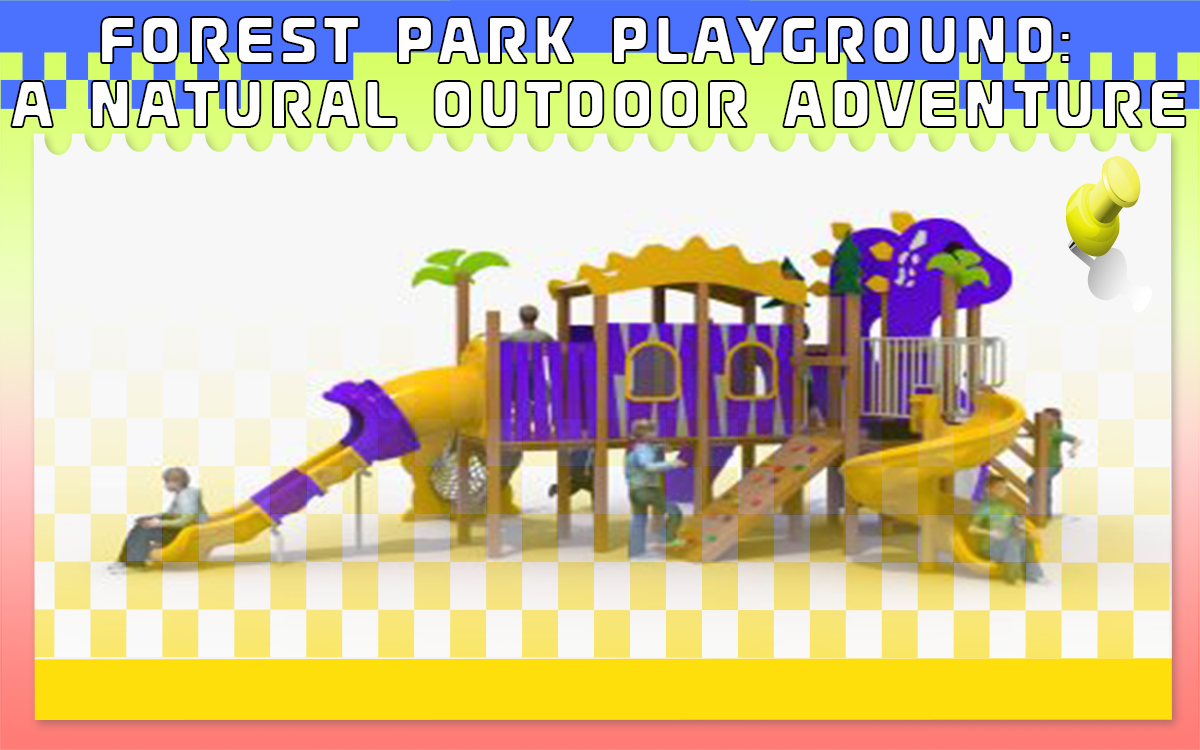 Parque infantil Forest Park Una aventura natural al aire libre