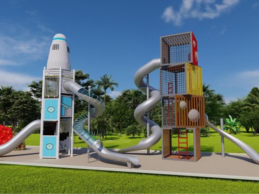 Soaring Rocket Customized Outdoor Playground