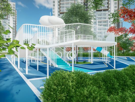 Long Hallway Customized Outdoor Playground
