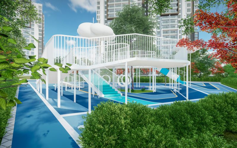 Long Hallway Customized Outdoor Playground