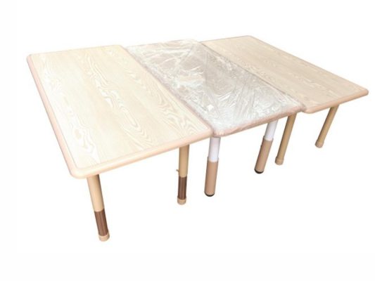 MDF Plastic Table And Chair Set