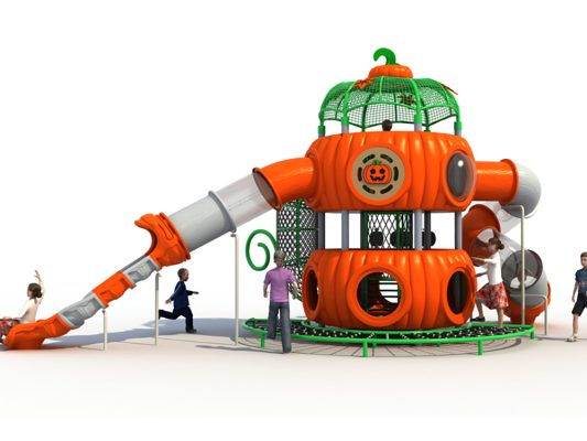 Outdoor Playhouse With Slide