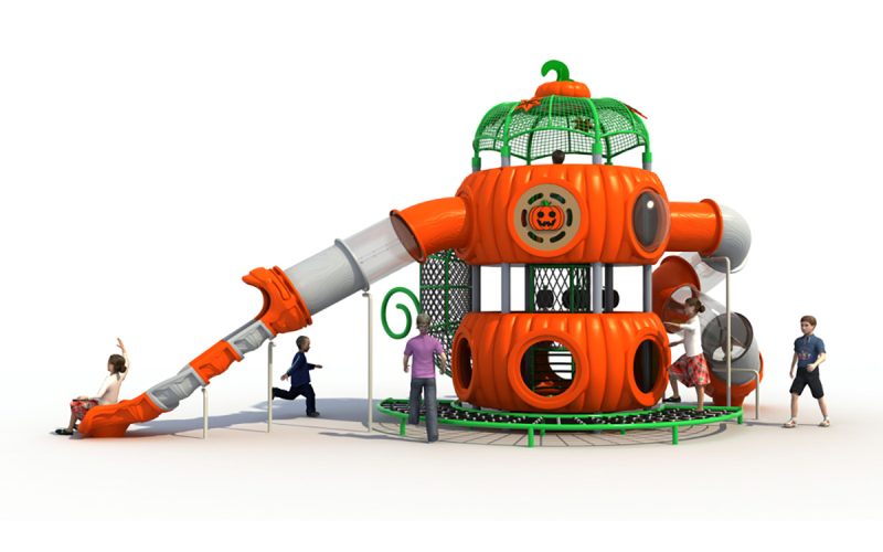 Outdoor Playhouse With Slide