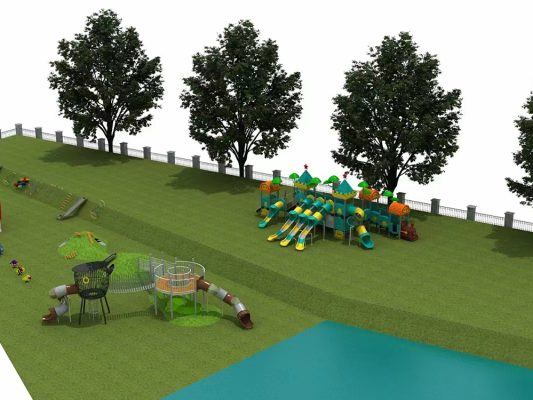 huge swing set