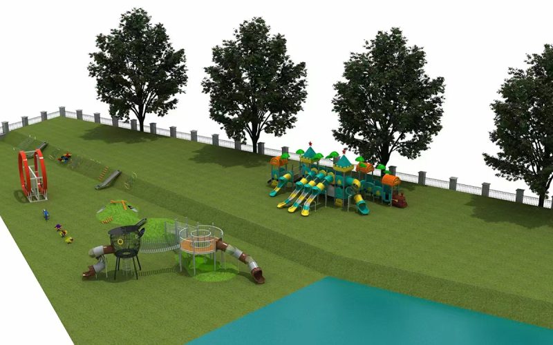 huge swing set