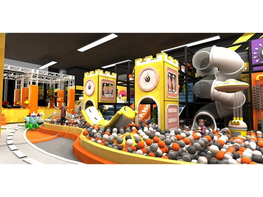 commercial indoor playground set and trampoline
