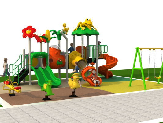 backyard playground landscaping