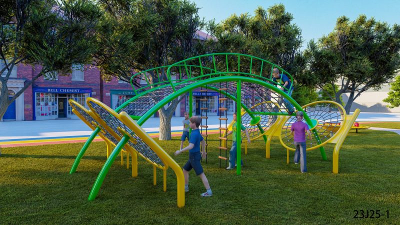 outdoor playhouse slide
