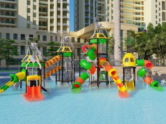 2024 Crossroads Water Spray Playground