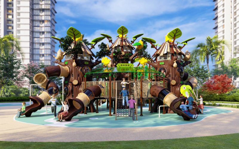 Playground Rubber Tiles Outdoor