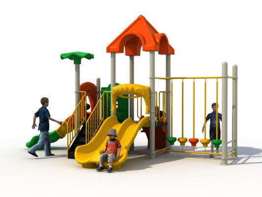 Gummifliesen Outdoor Spielplatz
