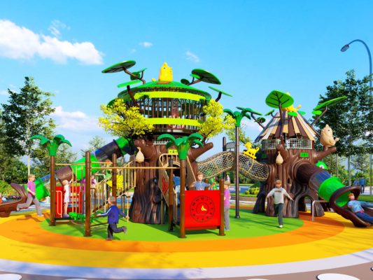 Outdoor Adult Playground