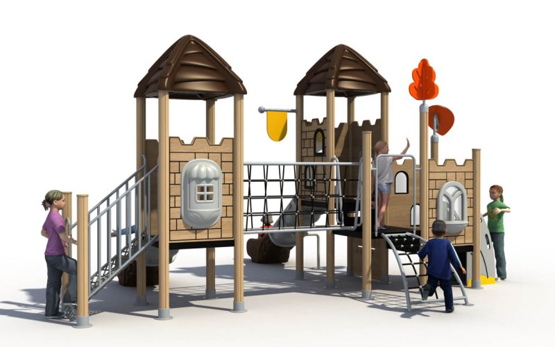 Outdoor Plastic Playground Equipment