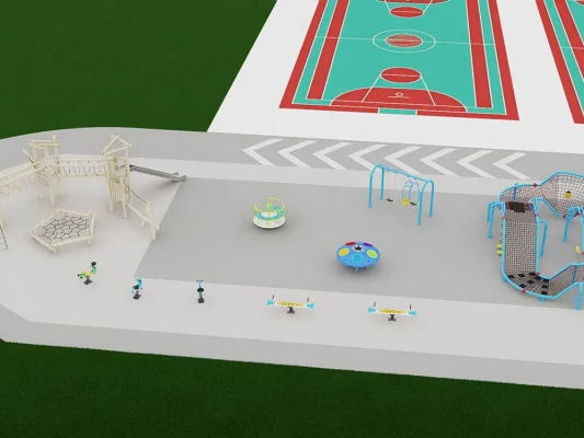 Sinais personalizados para parques infantis