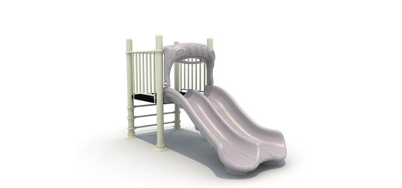 Double Slide Playground Equipment