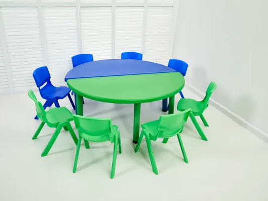 Outdoor Plastic Chair And Table Set