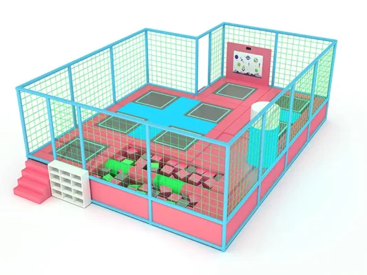 Playground Set With Trampoline