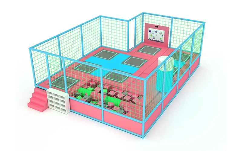 Playground Set With Trampoline