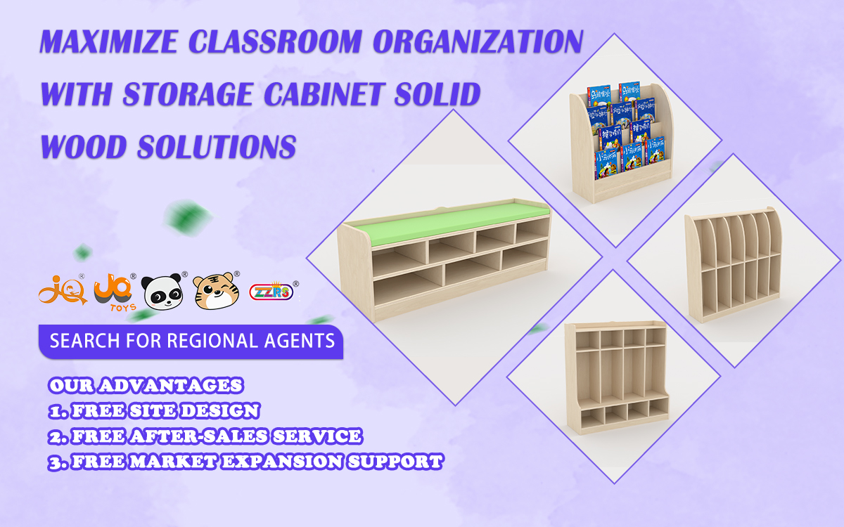 Maximale Organisation im Klassenzimmer mit Massivholz-Lagerschränken