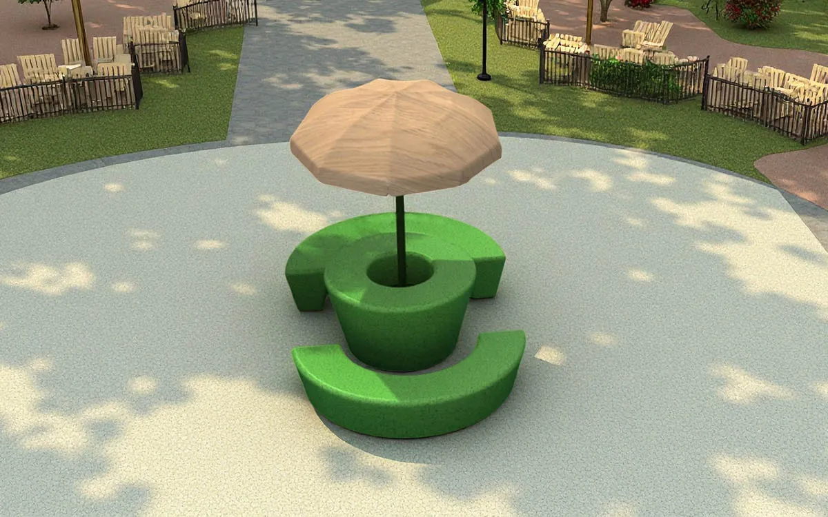 Conjunto de mobiliário de plástico para exterior4 (4)