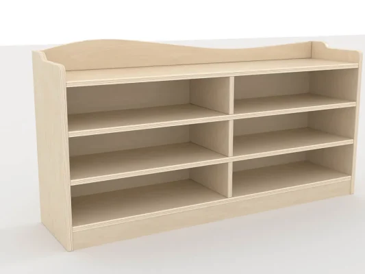 Cubo de almacenamiento de madera
