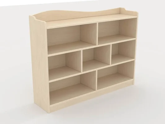 Wood Storage Cubbies