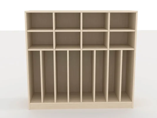 Cubos de almacenamiento de madera