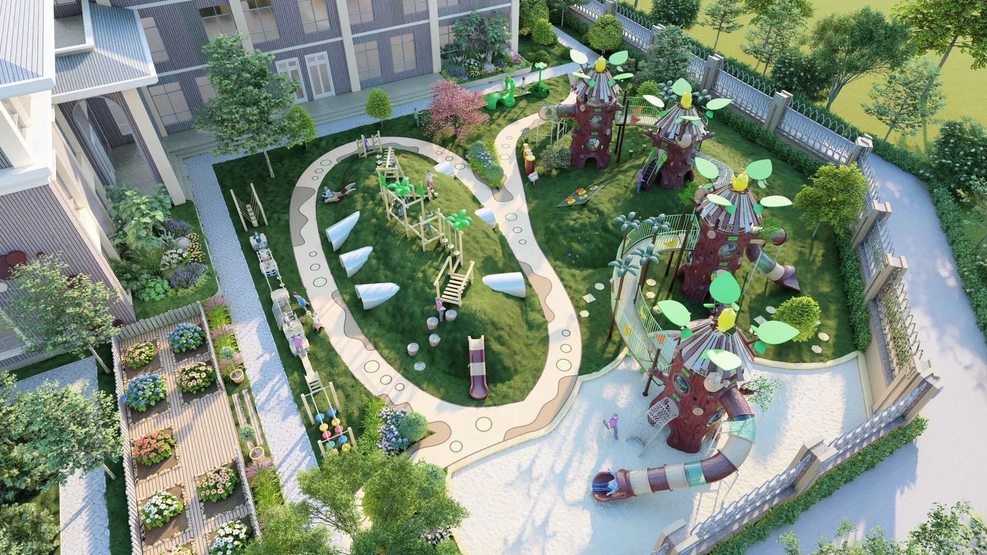 outdoor playground equipment supplier