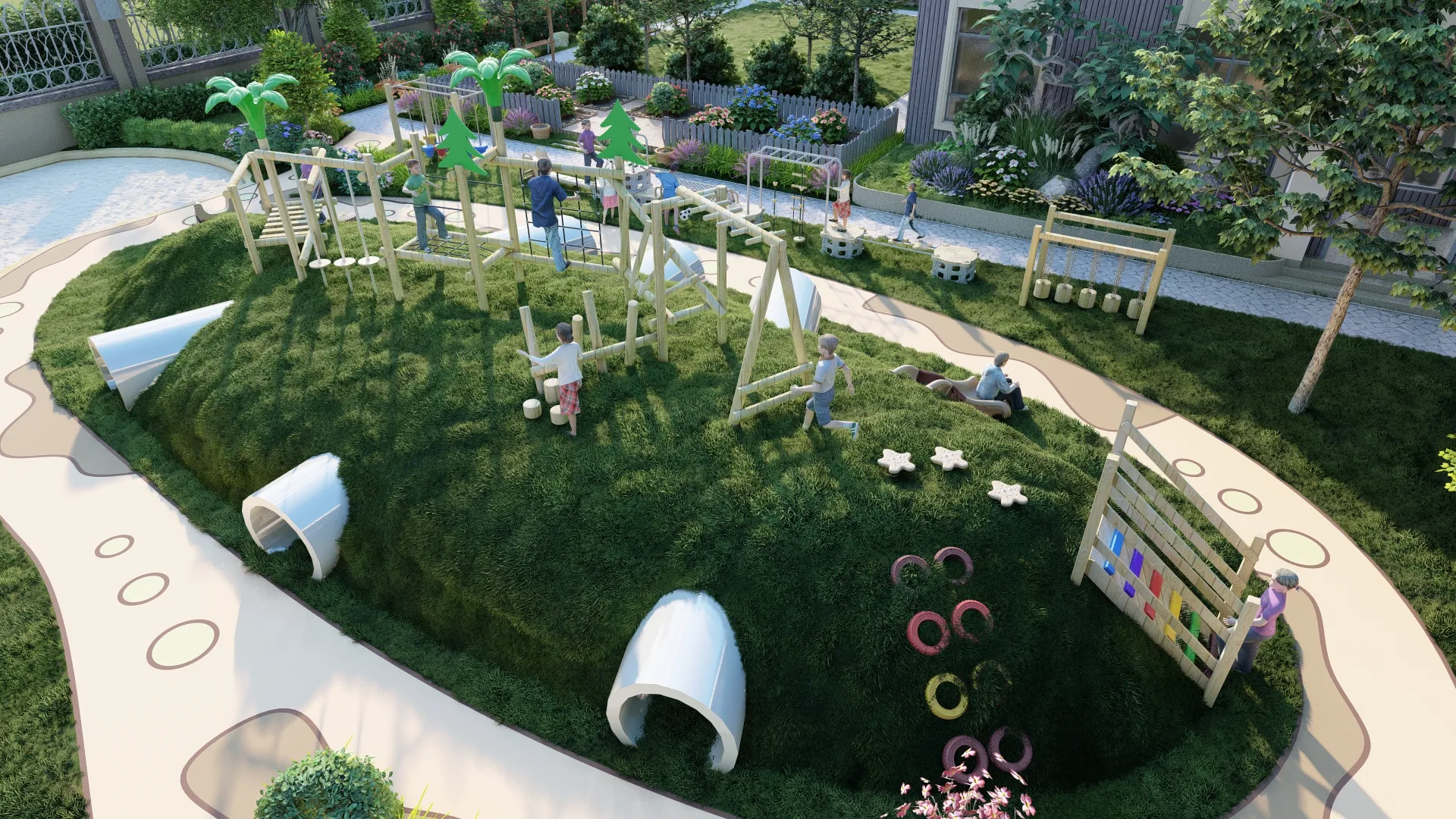 fun outdoor playground equipment