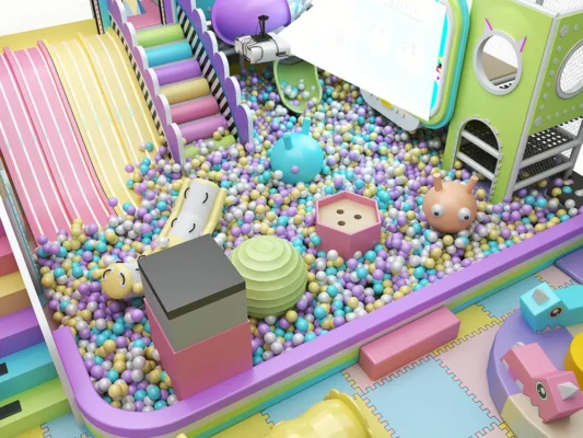 Indoor Playground With Slide