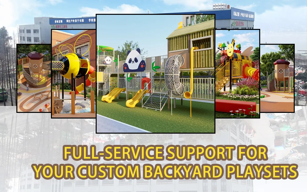 Asistencia completa para sus juegos de jardín personalizados
