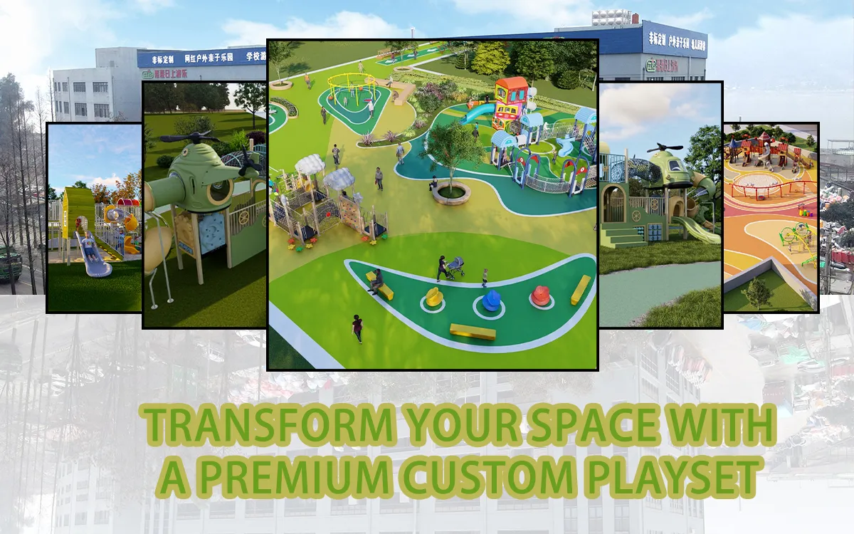 Transforme su espacio con un parque infantil personalizado de primera calidad