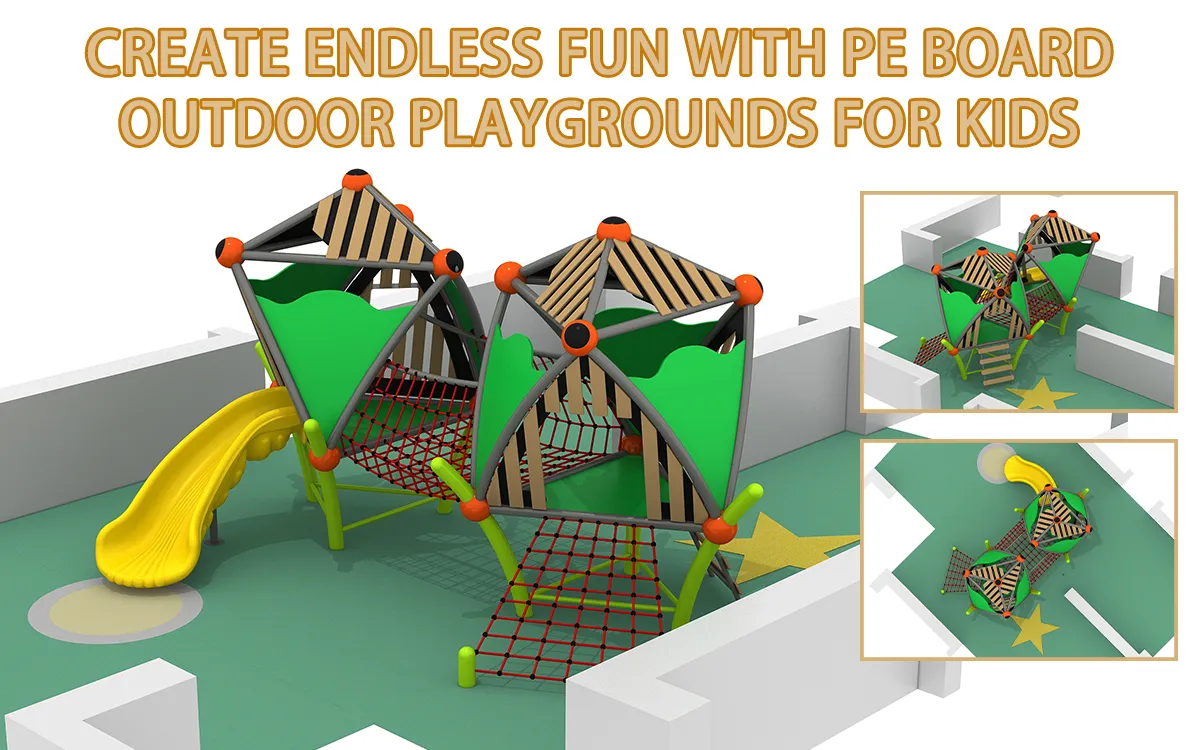 Unendlicher Spaß mit PE Board Outdoor-Spielplätzen für Kinder