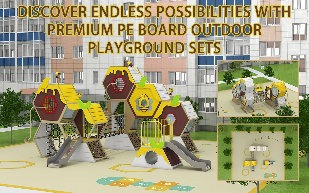 Entdecken Sie endlose Möglichkeiten mit den Premium PE Board Outdoor Spielplatzsets