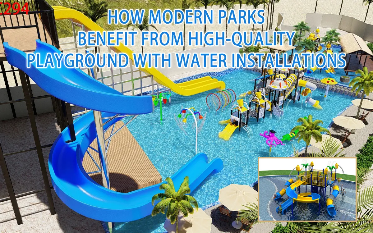 Wie moderne Parks von qualitativ hochwertigen Spielplatz- und Wasseranlagen profitieren