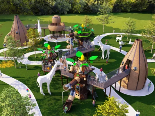 Plastic Playground Slides