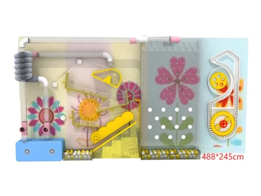 Juego de pared interactivo con bolas