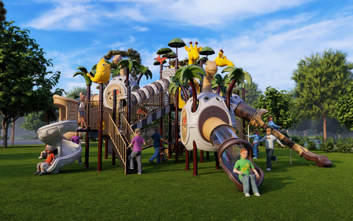 Convite para a Feira de Cantão 2026 - Visite a JQ Playground no stand 18.1F38 para obter soluções personalizadas para parques infantis 2 Feira de Cantão