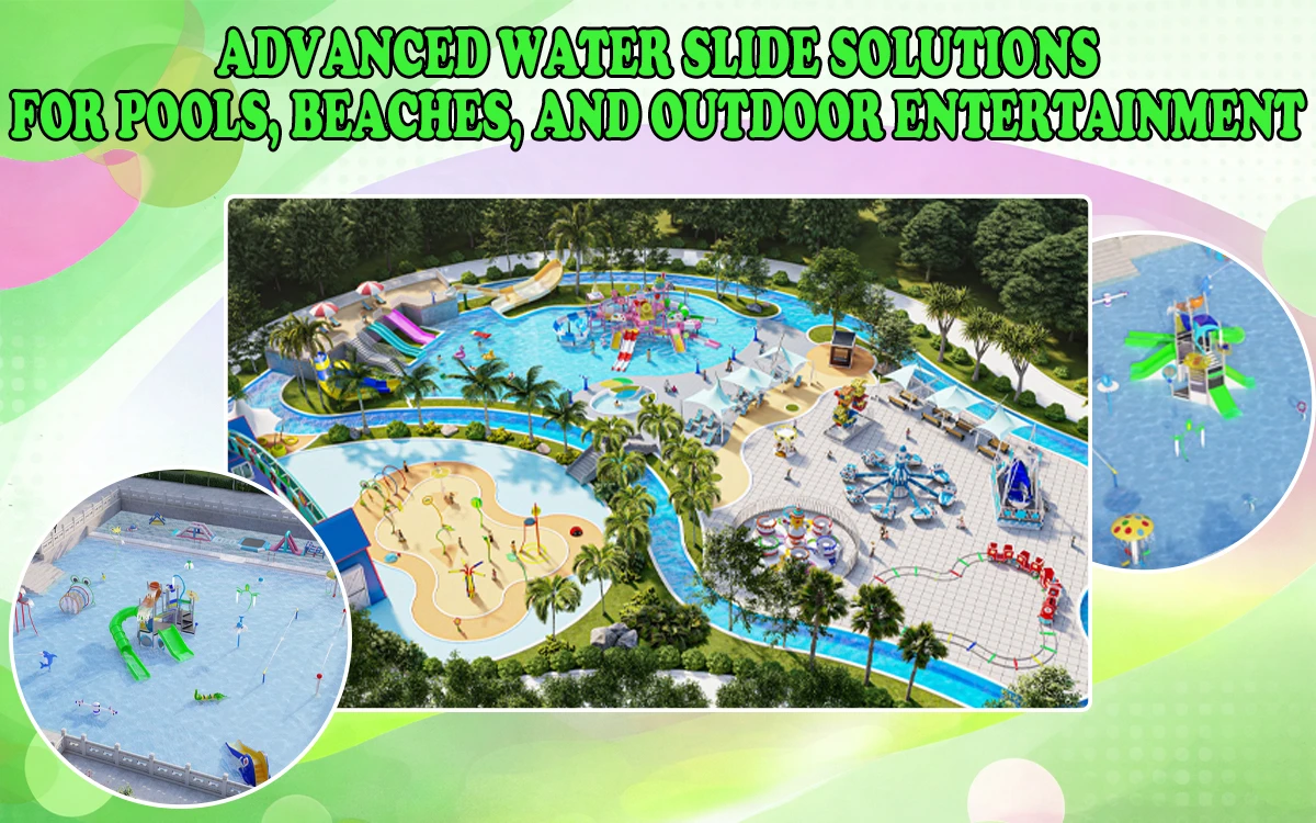 Solutions avancées de toboggans aquatiques pour piscines, plages et loisirs en plein air