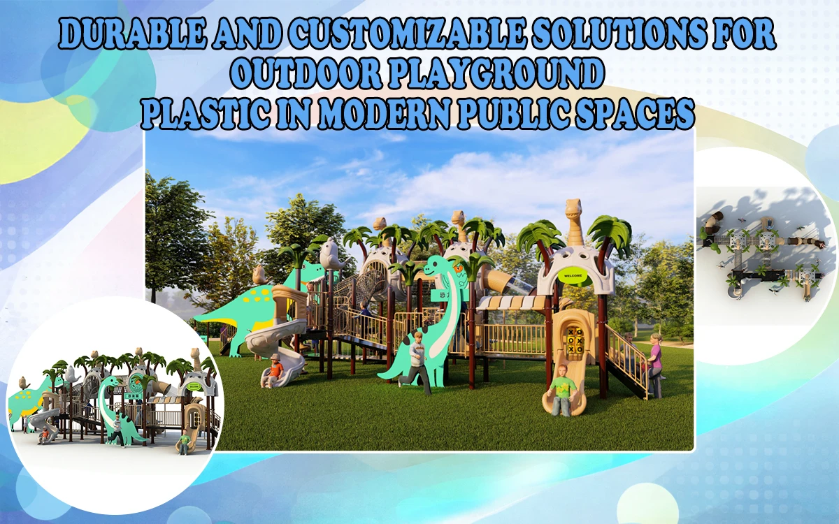 Solutions durables et personnalisables pour les aires de jeux en plastique en plein air dans les espaces publics modernes